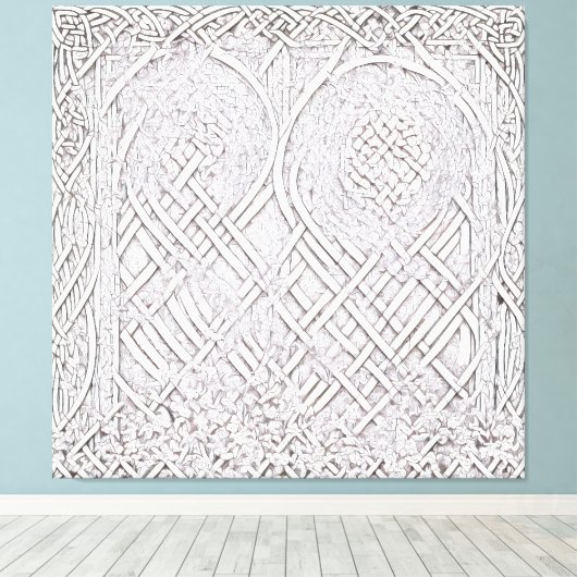 Keltisch Roos A Canvas Afdruk (Insitu (Houten vloer))