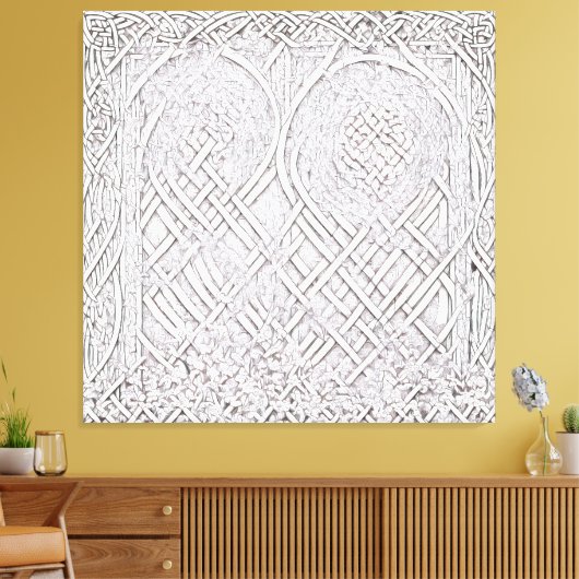 Keltisch Roos A Canvas Afdruk (Insitu (Woonkamer))