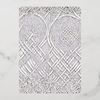 Keltisch Roos A Folie Uitnodiging