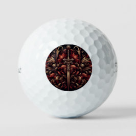 Keltisch Schots rood en brons zwaard Golfballen