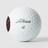 Keltisch Schots rood en brons zwaard Golfballen (Logo)