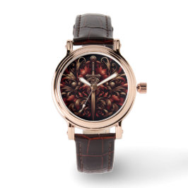 Keltisch Schots rood en brons zwaard Horloge