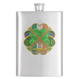 Keltisch Shamrock-erfgoed Symbool Iers Geïnspireer Flacon