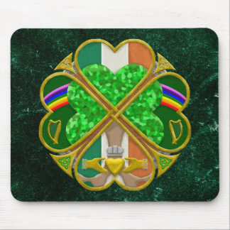 Keltisch Shamrock Erfgoed Symbool Iers Geïnspireer Muismat