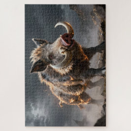 Keltisch spiritueel dier Everzwijn Puzzel