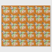 Keltisch sprookjesinpakpapier cadeaupapier (Vlak)