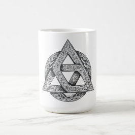 Keltisch symbool, drieknoop koffiemok