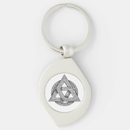 Keltisch symbool, drieknoop sleutelhanger (Voorkant)