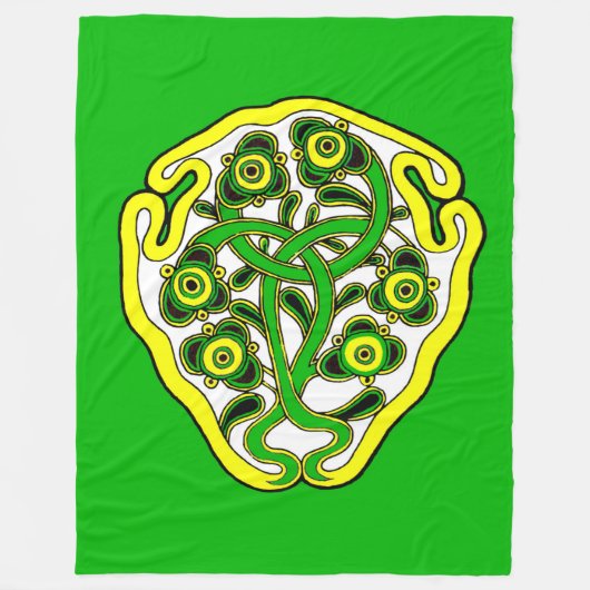 Keltisch symbool fleece deken (Voorkant)