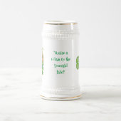 Keltisch symbool Hef een Glas naar de Emerald Isle Bierpul (Center)