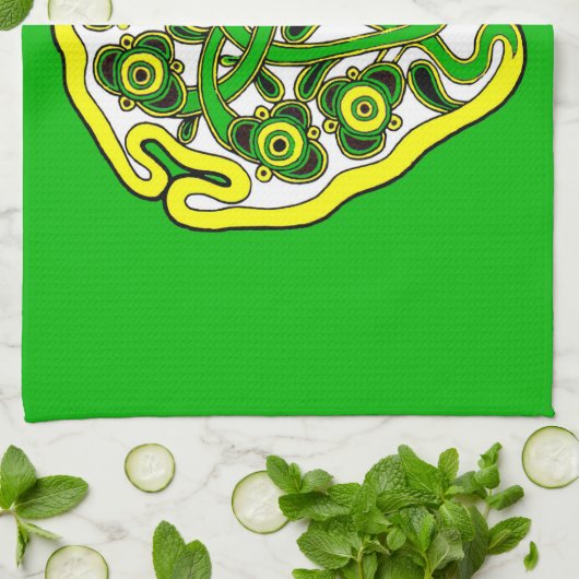 Keltisch symbool theedoek (Gevouwen)