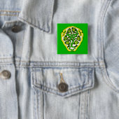 Keltisch symbool vierkante button 5,1 cm (In situ)