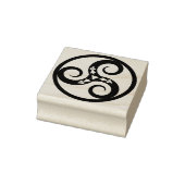 Keltisch symbool voor water, aarde en vuur rubberstempel (Stempel)