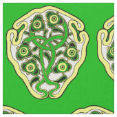 Keltisch symboolprint stof (Close Up)