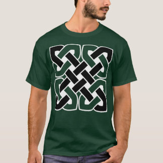 Keltisch Verweven Eindeloze Knoop Geometrisch Patr T-shirt