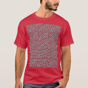 Keltisch Verweven Rechthoekig Knooppatroon 1 T-shirt