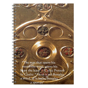 Keltisch voorwerp & spreekwoord geschenken & kaart notitieboek