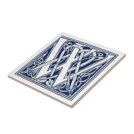 Keltisch W-monogram Tegeltje (Zijkant)