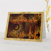 Keltisch Wenskaart Samhain Kaart (Gele Bloem)