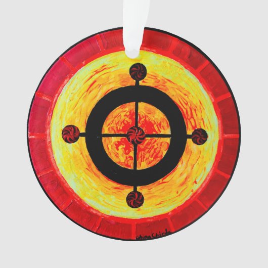 Keltisch zonnesymbool ornament (voorkant)