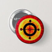Keltisch zonnesymbool ronde button 5,7 cm (Voorkant /achterkant)
