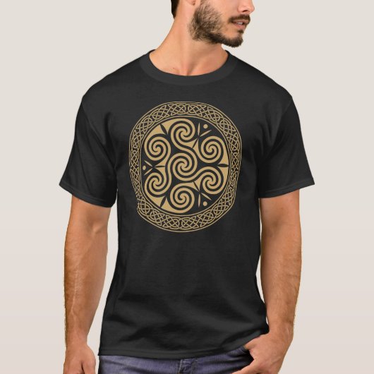 Keltische 7 spiralen t-shirt (Voorkant)