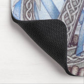 Keltische ankerkleur Nautisch Muismat (Hoek)