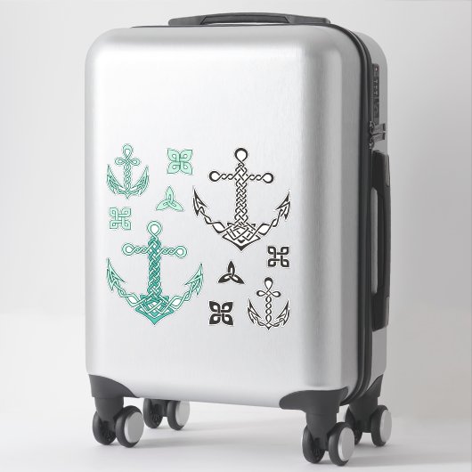 Keltische Ankers Sticker Set (Koffer)