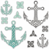 Keltische Ankers Sticker Set (Voorkant)