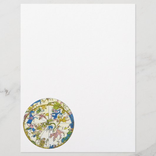  Keltische, Antiek Stars Kaart voor sterren (Voorkant)