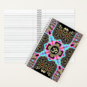 Keltische Arabesque Art Fusion Gold OM Journals Notitieboek (Binnen)