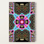 Keltische Arabesque Art Fusion Gold OM Journals Notitieboek (Achterkant)