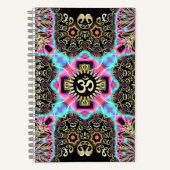 Keltische Arabesque Art Fusion Gold OM Journals Notitieboek (Voorkant)