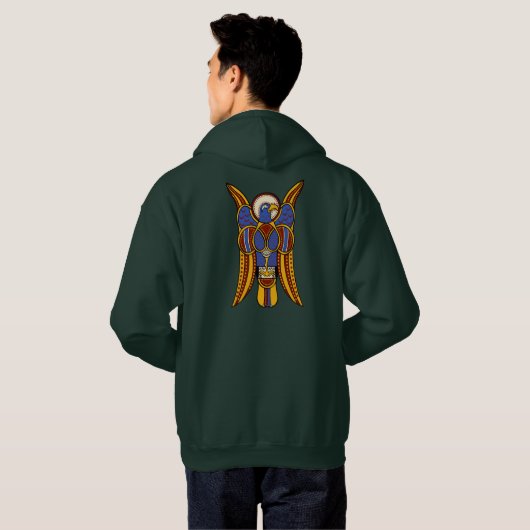 Keltische arend hoodie (Achterkant volledig)