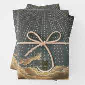  Keltische astronomie, koningin van de nacht Inpakpapier Vel (In situ)