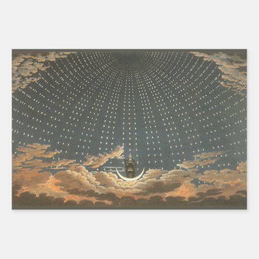  Keltische astronomie, koningin van de nacht Inpakpapier Vel (Voorkant)