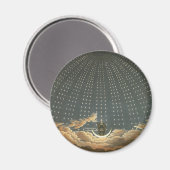 Keltische astronomie, koningin van de nacht Magneet (Voorkant / Achterkant)