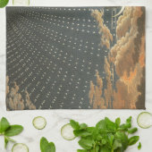  Keltische astronomie, koningin van de nacht Theedoek (Gevouwen)