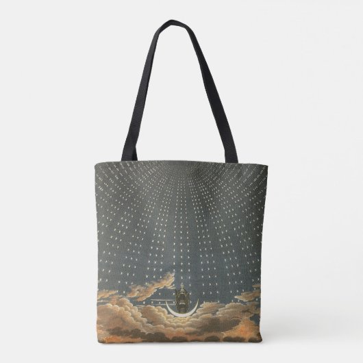 Keltische astronomie, koningin van de nacht Tote Bag (Achterkant)