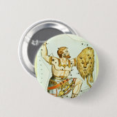  Keltische astronomie, Orion Constellation Ronde Button 5,7 Cm (Voorkant /achterkant)