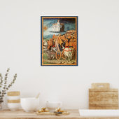 Keltische astronomiekracht van de Heavens Poster (Keuken)