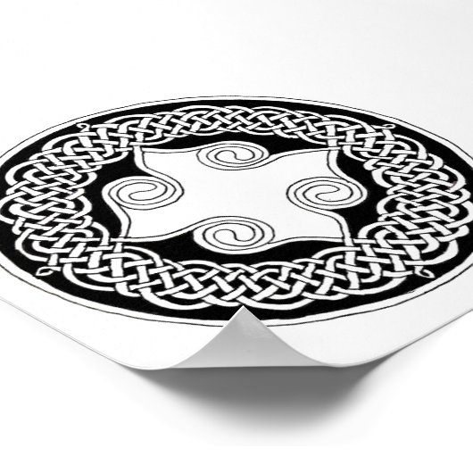 Keltische baars One Poster (Hoek)