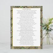 Keltische Bloei (Staand voorkant)