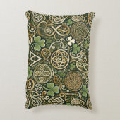 Keltische Bloei Accent Kussen (Achterkant (Verticaal))