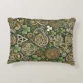 Keltische bloei accent kussen (Achterkant)