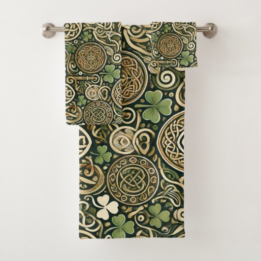 Keltische bloei bad handdoek (Insitu)
