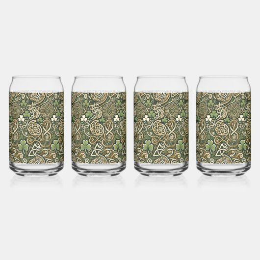 Keltische bloei blikvorm glas (Rechts)