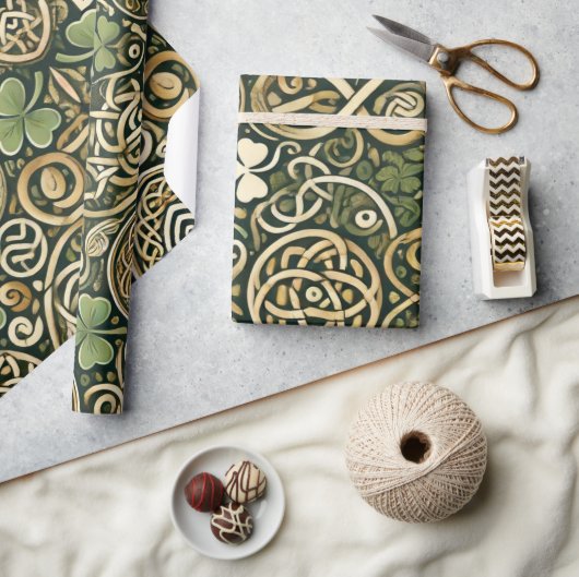 Keltische bloei cadeaupapier (Crafts)