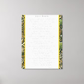 Keltische bloei canvas afdruk (Voorkant)
