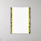 Keltische bloei canvas afdruk (Voorkant)